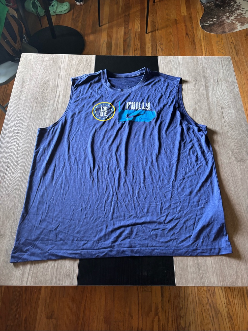 Philly connect Muscle Tee - Blue